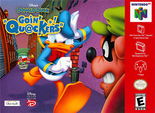 Disney's Donald Duck: Goin' Quackers box art
