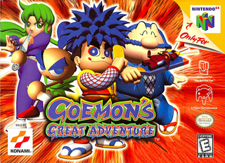 Goemon's Great Adventure box art