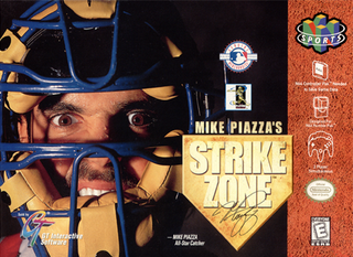 Mike Piazza's Strike Zone box art