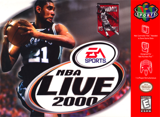 NBA Live 2000 box art