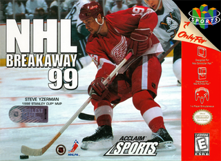 NHL Breakaway 99 box art