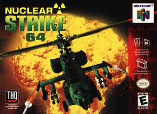 Nuclear Strike 64 box art