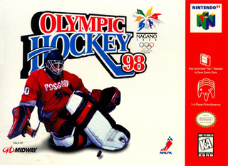 Olympic Hockey 98 box art