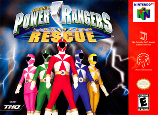 Power Rangers: Lightspeed Rescue box art