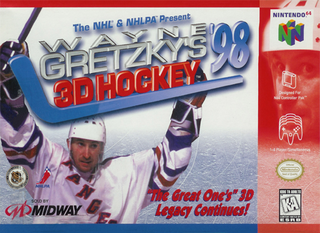 Wayne Gretzky's 3D Hockey '98 box art