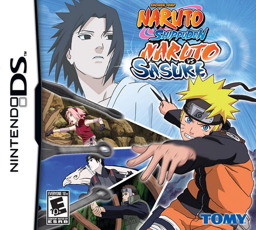 Naruto Shippuden: Naruto vs. Sasuke box art