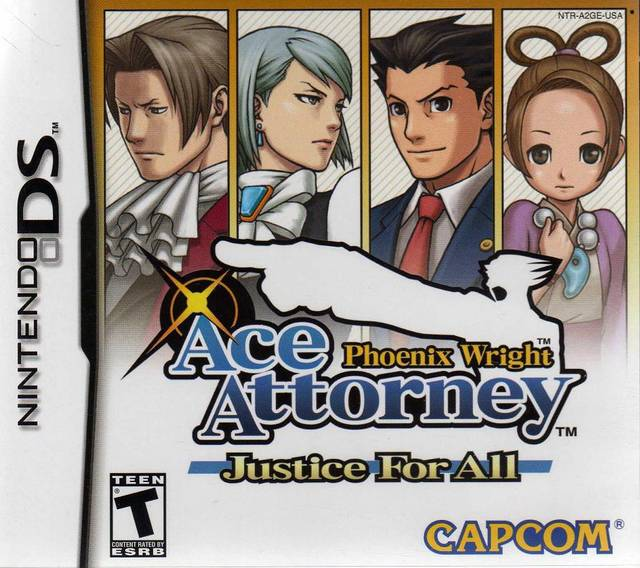 Phoenix Wright: Ace Attorney - Justice for All box art