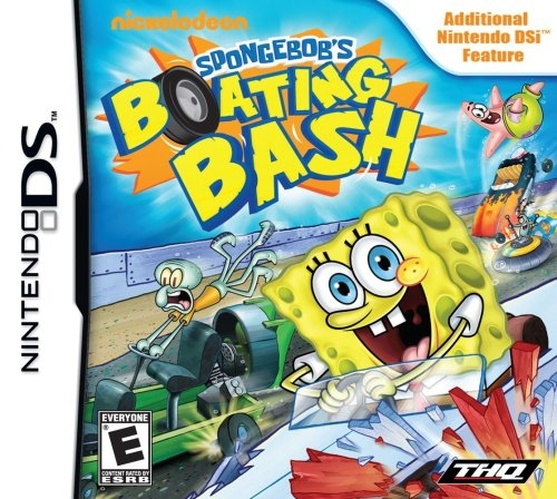 SpongeBob's Boating Bash box art