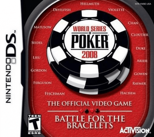 World Series of Poker 2008: Battle for the Bracelets box art