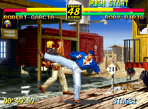 Art of Fighting 3: The Path of The Warrior gameplay screenshot