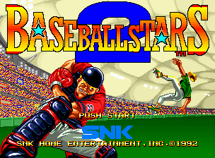 Baseball Stars 2 title screen