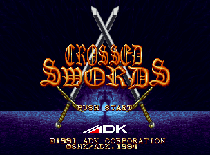 Crossed Swords title screen