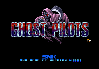 Ghost Pilots title screen