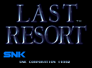 Last Resort title screen