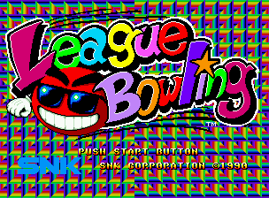 League Bowling title screen