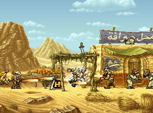 Metal Slug 2 gameplay screenshot
