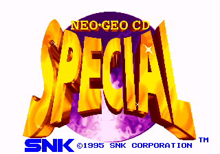 Neo Geo CD Special title screen