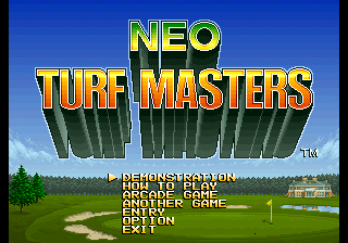 Neo Turf Masters title screen