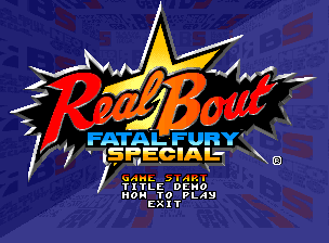 Real Bout Fatal Fury Special title screen