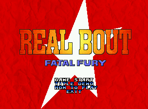Real Bout Fatal Fury title screen