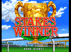 Stakes Winner title screen