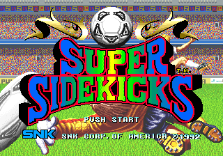 Super Sidekicks title screen