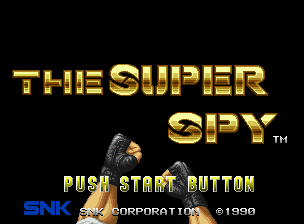 The Super Spy title screen