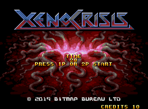 Xeno Crisis title screen