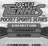Pocket Tennis title screen