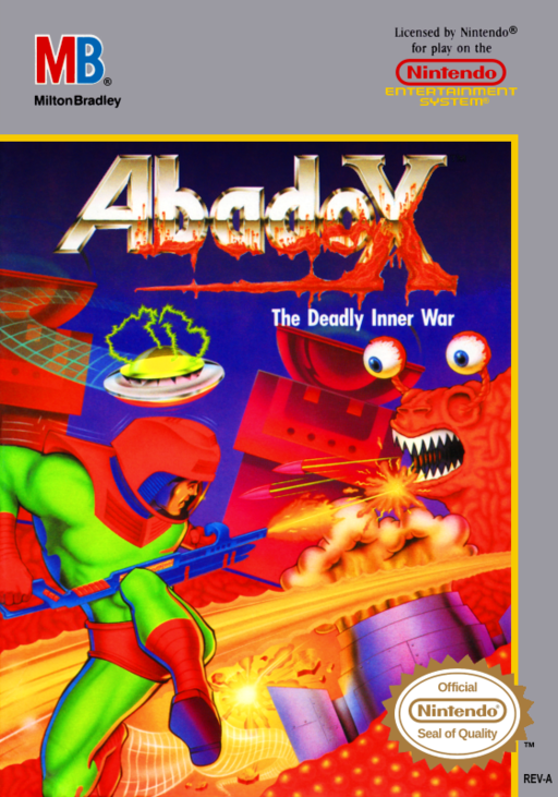 Abadox box art
