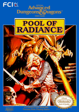 Advanced Dungeons & Dragons: Pool of Radiance box art