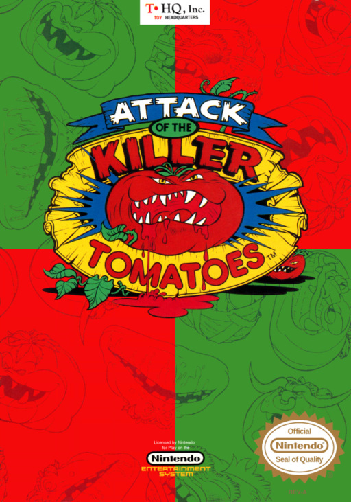 Attack of the Killer Tomatoes box art