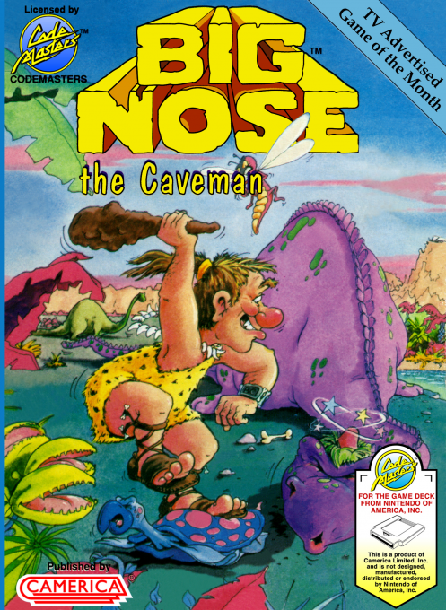 Big Nose the Caveman box art