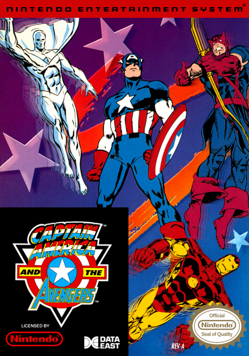 Captain America and the Avengers box art