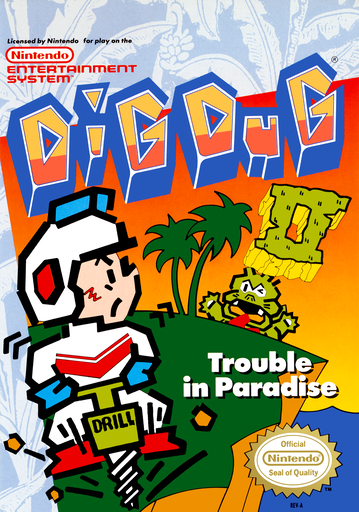 Dig Dug II box art