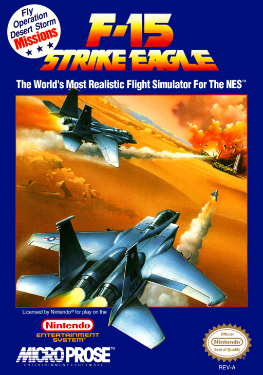 F-15 Strike Eagle box art