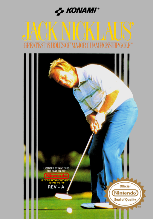Jack Nicklaus' Greatest 18 Holes of Major Championship Golf box art