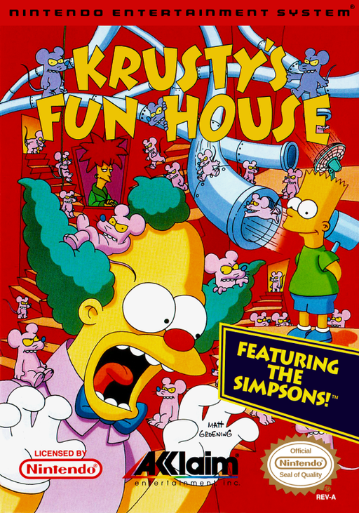 Krusty's Fun House box art