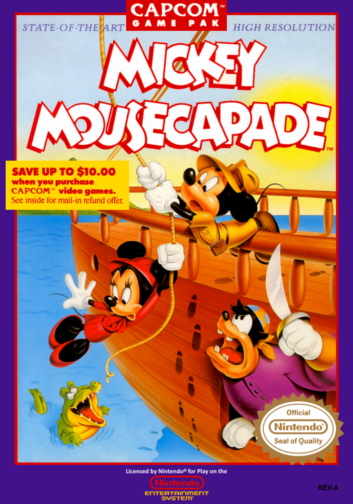 Mickey Mousecapade box art