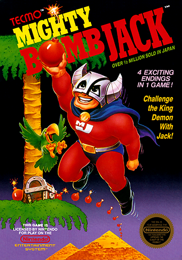 Mighty Bomb Jack box art