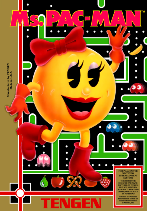 Ms. Pac-Man box art