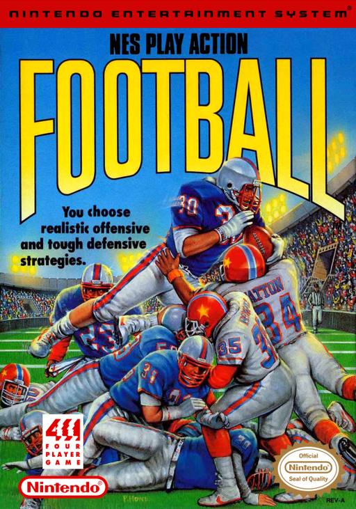 NES Play Action Football box art
