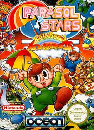 Parasol Stars: Rainbow Islands II box art