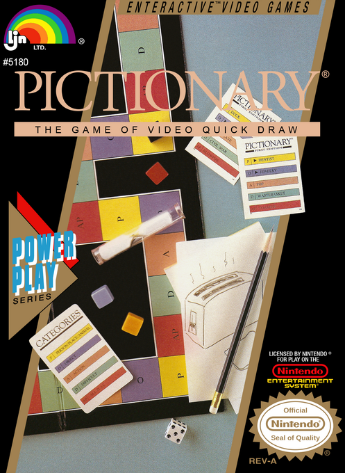 Pictionary: The Game of Video Quick Draw box art
