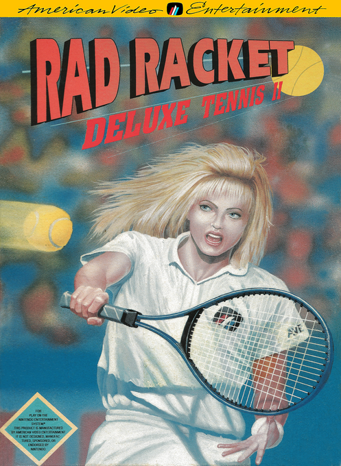 Rad Racket: Deluxe Tennis II box art