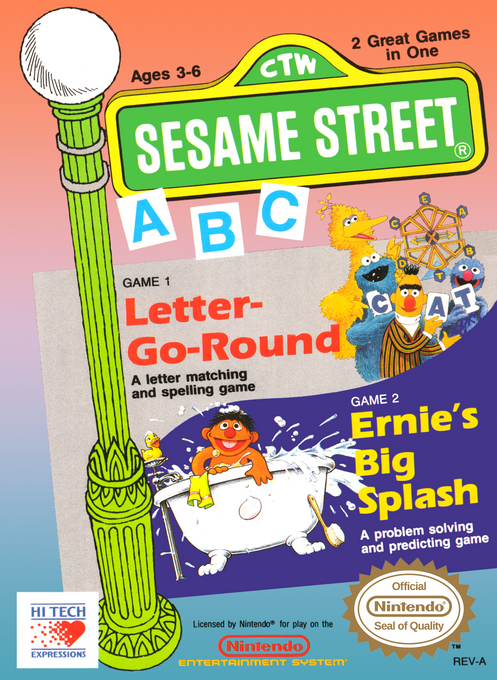 Sesame Street A B C box art