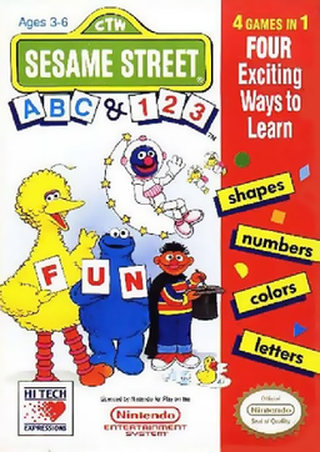 Sesame Street ABC & 123 box art