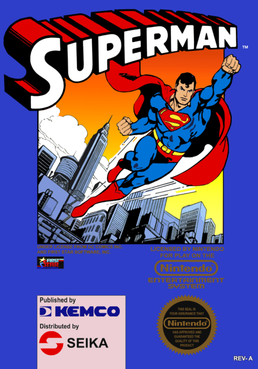 Superman box art