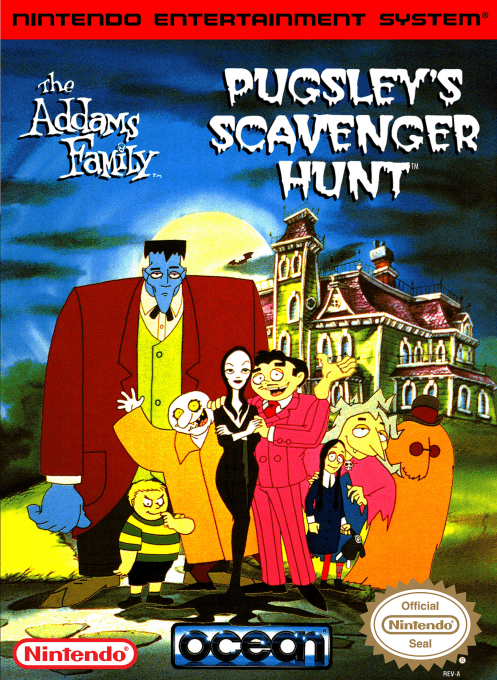 The Addams Family: Pugsley's Scavenger Hunt box art