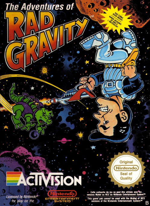 The Adventures of Rad Gravity box art